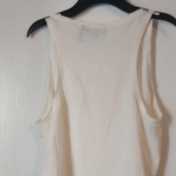 Theory Cream‎ Sleeveless Tank Top - Picture 5 of 6